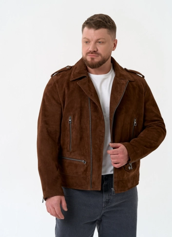 Мужская куртка из натуральной замши