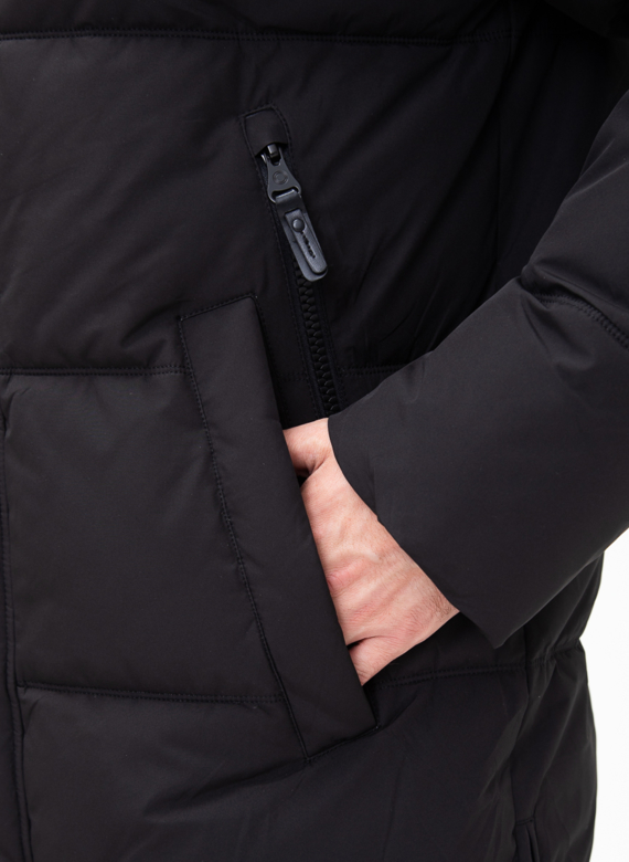 Мужской пуховик с капюшоном 